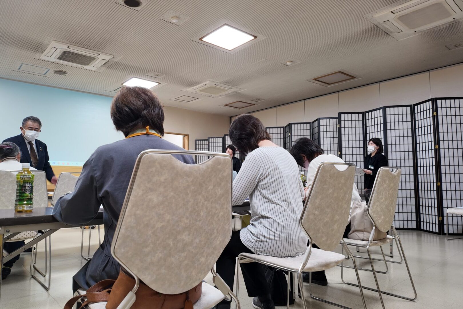 葬儀　事前相談会の様子