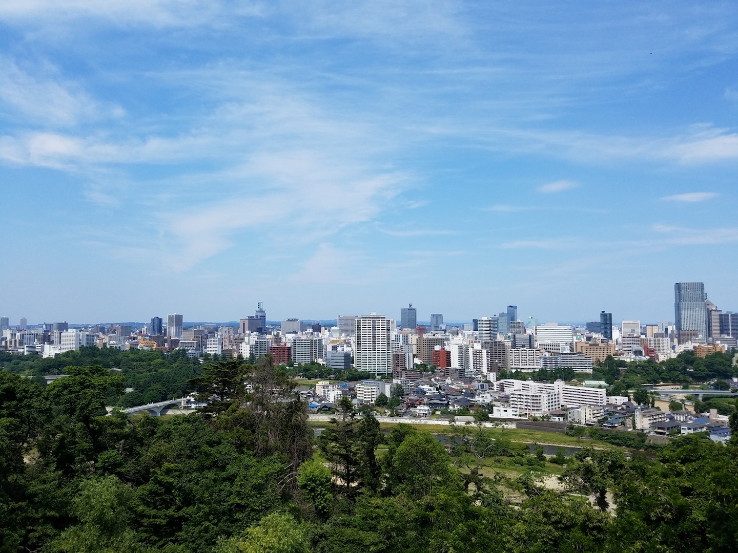 仙台市街の風景